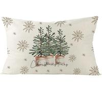 Housse Coussin Noel 50x30, Taie D Oreiller De Noel, Decoration Noel Interieur Maison, Deco Salon Chambre, Décoration Americaine Housse De Coussin Canape Chaise, Idee Cadeau Personnalisé Original (A)