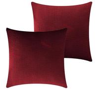 Housse Coussin Noel 50x50 Lot de 2 40x40 45x45 30x50 60x60 35x35 Rouge 40x60 Canapé, Housse de Coussin 40x160 Rectangle Taie D'oreiller 90x60 Coton Polyester Taie Oreiller 60x80(Rouge,35x35 cm 14x14 i