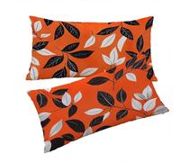 Housse Coussin Orange BrûLé Taie Oreiller 50x70cm Beige Housse de Coussin Taie D'oreiller Decoratif Velours Taie Oreiller Lot de 2 Fermeture éclair Invisible Pour Decoration Maison Cadeau Femme T0T267