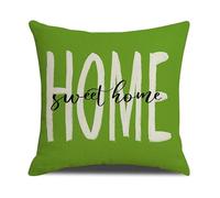 Housse Coussin Vert Housses De Coussins Décoratives Taie d'oreiller Moderne Mignon Doux Durable À Salon,avec Hypoallergénique sans Produits Chimiques