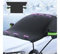 Housse Couverture Pare-Brise Voiture pour Renault Kadjar 2015-2018, Couverture Protection Protège Contre Vent Neige Poussière Givre Soleil,A