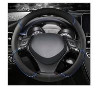 Housse Couverture Volant pour Toyota pour CHR C-HR Housse Volant Voiture Sport en Cuir Microfibre Accessoires Automobiles Caches Volant(Bleu)