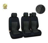 Housse Couvre-Sièges Tissu Luxe 2+1 Noir-Noir - RENAULT Trafic Master