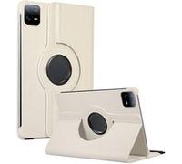 Housse Cover Etui protection pour Xiaomi Pad 6 / Xiaomi Pad 6 Pro 11 pouces 2023 rotative 360 degrés blanche -