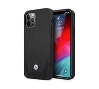 Housse cuir BMW Perforé Noir - iPhone 12/12 Pro