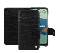 Housse cuir Fairphone 4 - - Noir - Cuir Abaca