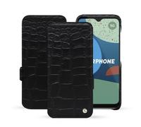 Housse cuir Fairphone 4 - - Noir - Cuir Abaca