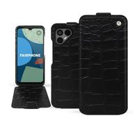 Housse cuir Fairphone 4 - - Noir - Cuir Abaca