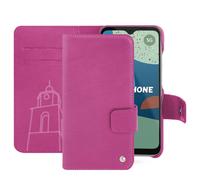 Housse cuir Fairphone 4 - - Rose - Cuir lisse premium