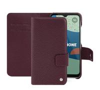 Housse cuir Fairphone 4 - - Violet - Cuir grainé