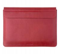 Housse cuir Fixed pour Apple MacBook Air 15,3" (2023) M2, rouge Case Cover Housse téléphone portable
