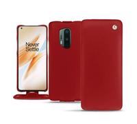 Housse cuir OnePlus 8 Pro - - Rouge - Cuir lisse