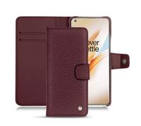 Housse cuir OnePlus 8 Pro - - Violet - Cuir grainé