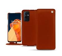 Housse cuir OnePlus 9 Pro - - Orange - Cuir vegan
