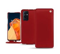 Housse cuir OnePlus 9 Pro - - Rouge - Cuir lisse