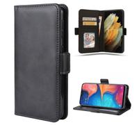 Housse Cuir Portefeuille Noir Pour Samsung Galaxy S22 Plus