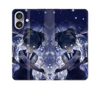 Housse Cuir Portefeuille Pour Iphone 16 Plus Manga Assassination Classroom Nagisa