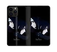 Housse Cuir Portefeuille Pour Iphone 16 Pro Manga Naruto Sasuke Itachi