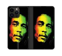 Housse Cuir Portefeuille Pour Iphone 16 Pro Musique Bob Marley 2