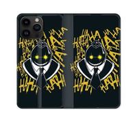 Housse Cuir Portefeuille Pour Iphone 16 Pro Plus Manga Assassination Classroom Kuro Noir