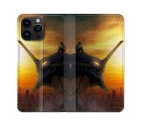 Housse Cuir Portefeuille Pour Iphone 16 Pro Plus Manga Evangelion