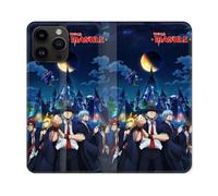 Housse Cuir Portefeuille Pour Iphone 16 Pro Plus Manga Mashle