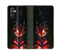 Housse Cuir Portefeuille Pour Samsung Galaxy A05s Manga Solo Leveling Igris