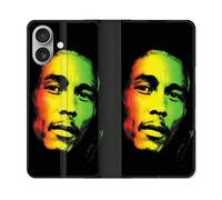 Housse Cuir Portefeuille Pour Samsung Galaxy A06 Musique Bob Marley 2