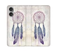 Housse Cuir Portefeuille Pour Samsung Galaxy A06 Zen Attrape Reve Blanc