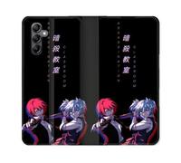 Housse Cuir Portefeuille Pour Samsung Galaxy A16 5g Manga Assassination Classroom Duo
