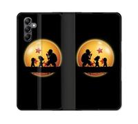 Housse Cuir Portefeuille Pour Samsung Galaxy A55 5g Manga Dragon Ball Vintage