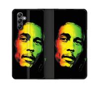 Housse Cuir Portefeuille Pour Samsung Galaxy A55 5g Musique Bob Marley 2