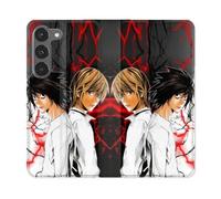 Housse Cuir Portefeuille Pour Samsung Galaxy A56 5g Manga Death Note Duo