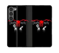Housse Cuir Portefeuille Pour Samsung Galaxy A56 5g Manga Death Note Noir