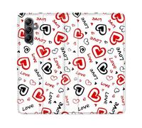 Housse Cuir Portefeuille Pour Samsung Galaxy S23 Fe Amour Love
