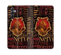 Housse Cuir Portefeuille Pour Samsung Galaxy S24 Fe Harry Potter Griffondor