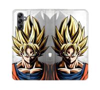 Housse Cuir Portefeuille Pour Samsung Galaxy S24 Manga Dragon Ball Sangoku Portrait