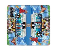 Housse Cuir Portefeuille Pour Samsung Galaxy S24 Manga One Piece Sunny