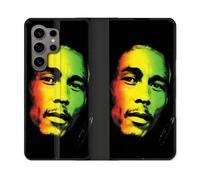 Housse Cuir Portefeuille Pour Samsung Galaxy S24 Ultra Musique Bob Marley 2