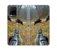 Housse Cuir Portefeuille Pour Vivo Y21 / Y21s / Y33s Chasse Vision Tir