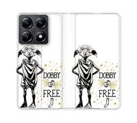 Housse Cuir Portefeuille Pour Xiaomi 14t Harry Potter Dobby Free Blanc