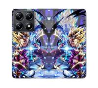 Housse Cuir Portefeuille Pour Xiaomi 14t Manga Dragon Ball Sangohan Duo