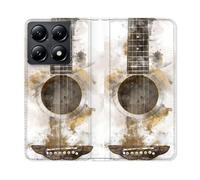 Housse Cuir Portefeuille Pour Xiaomi 14t Musique Guitare Tag