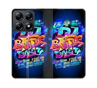 Housse Cuir Portefeuille Pour Xiaomi 14t Street Art Rap