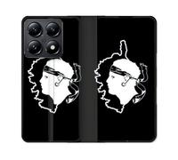 Housse Cuir Portefeuille Pour Xiaomi 14t Voyage Corse Noir