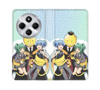 Housse Cuir Portefeuille Pour Xiaomi Redmi 14c 4g Manga Assassination Classroom Kuro Trio
