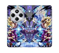 Housse Cuir Portefeuille Pour Xiaomi Redmi 14c 4g Manga Dragon Ball Sangohan Duo