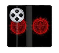 Housse Cuir Portefeuille Pour Xiaomi Redmi 14c 4g Manga Fullmetal Alchemist Logo