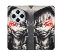 Housse Cuir Portefeuille Pour Xiaomi Redmi 14c 4g Manga Tokyo Ghoul Kaneki Noir