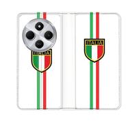 Housse Cuir Portefeuille Pour Xiaomi Redmi 14c 4g Voyage Italie 3 Blanc